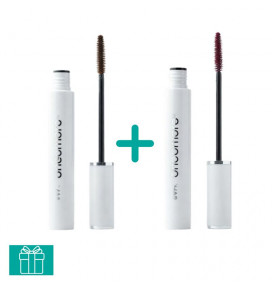ONCEMORE MASCARA Blakstienų termo tušas rudas, 9 ml