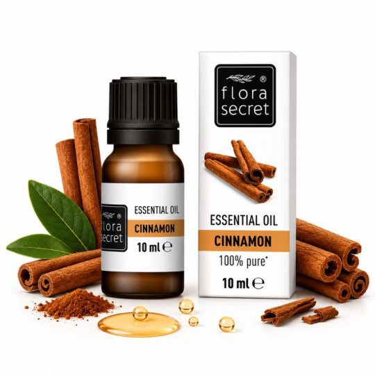 FLORA SECRET cinamono eterinis aliejus, 10 ml