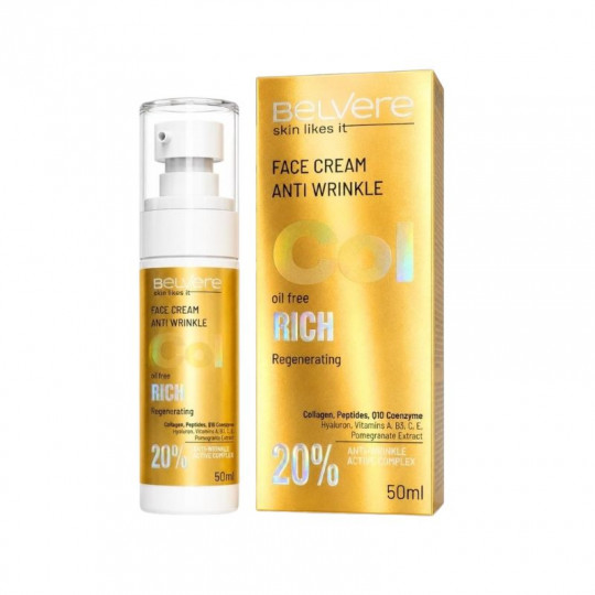 BELLE JARDIN Belvere Rich Col stangrinamasis veido kremas, 50 ml