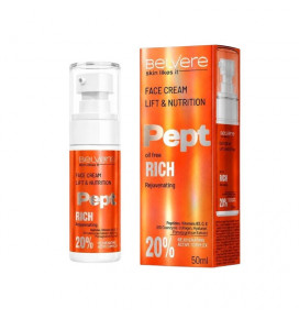 BELLE JARDIN Belvere Rich Pept sodrios tekstūros stangrinamasis veido kremas, 50 ml
