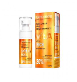 BELLE JARDIN Belvere Rich VitA atkuriamasis sodrios tekstūros veido kremas, 50 ml