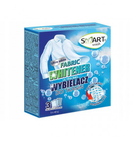 SMART wash baliklis baltiems audiniams sašetėse, 3x40 g