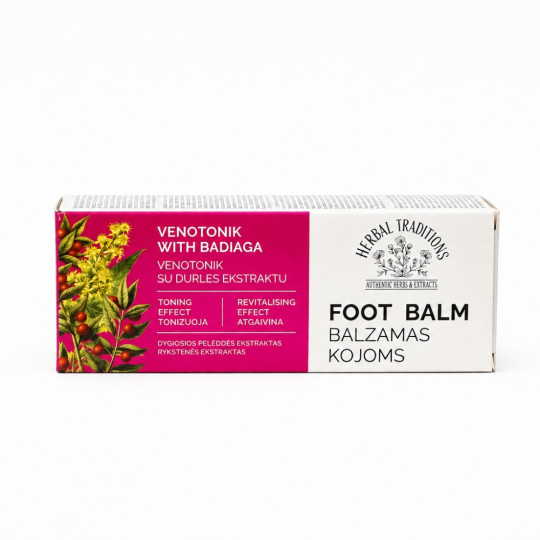 Herbal Traditions Foot Balm VENOTONIK WITH BADIAGA Т/75 мл