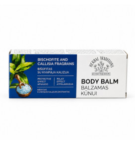 HERBAL TRADITIONS balzamas kūnui Bišofitas su kvapiąja kalizija, 75 ml