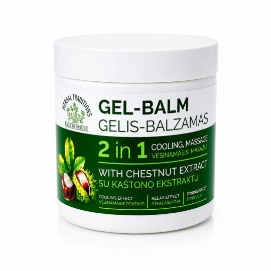 HERBAL TRADITIONS gelis - balzamas su kaštono ekstraktu, 250 ml