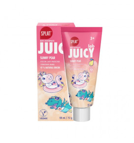 SPLAT Juicy lab vaikiška dantų pasta kriaušių skonio 3+, 55 ml