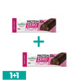 EQUILIBRA baltyminis batonėlis "Protein 32% Zero" kakavos skonio, 45g