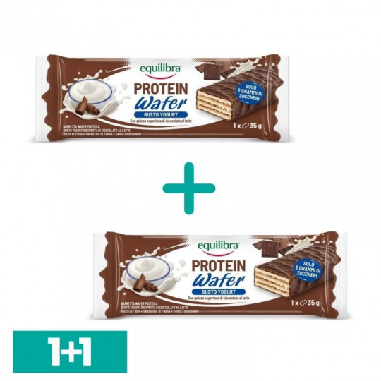 EQUILIBRA baltyminis vaflis su jogurtu, 35 g