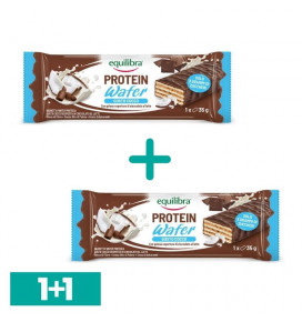 EQUILIBRA baltyminis vaflis kokosų skonio, 35 g