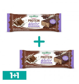 EQUILIBRA baltyminis vaflis, šokolado skonio, 35 g