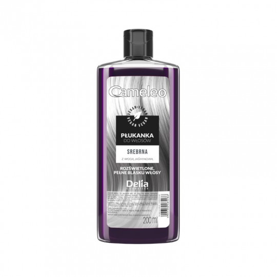 DELIA CAMELEO toneris plaukams sidabrinis su jazminų vandeniu, 200 ml