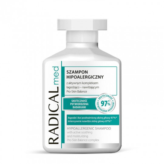 RADICAL MED plaukų šampūnas jautriai galvos odai, 300 ml