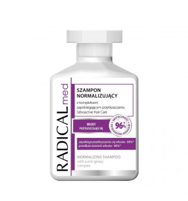 RADICAL MED plaukų šampūnas normalizuojantis riebalinių liaukų veiklą, 300 ml