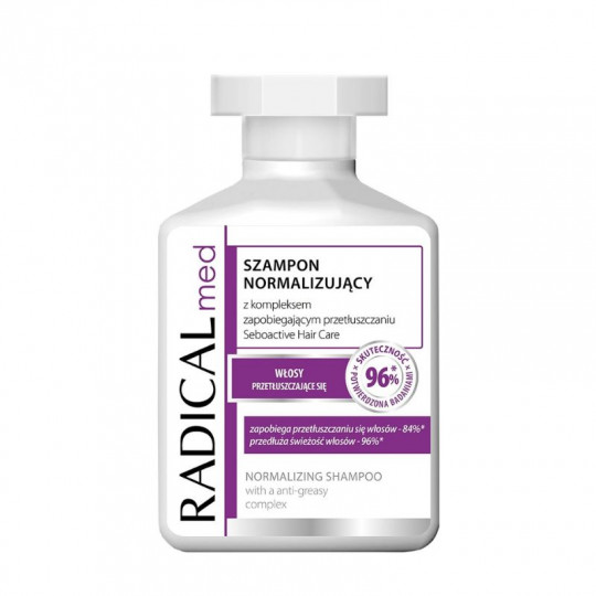RADICAL MED plaukų šampūnas normalizuojantis riebalinių liaukų veiklą, 300 ml