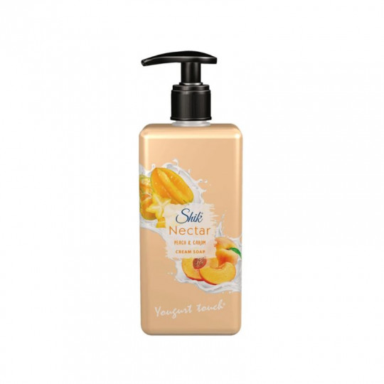 Shik Nectar Creamy Liquid Soap with Peach & Carambola, 450 ml