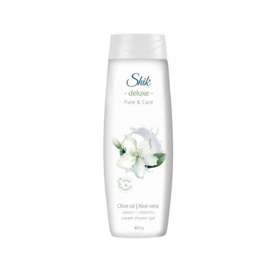 Shik Deluxe Shower Gel with Olive Oil & Aloe Vera, 400 g