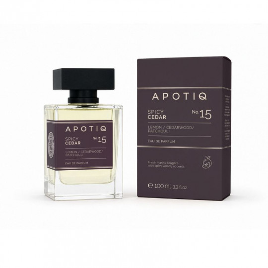 APOTIQ SPICY CEDAR No.15, EDP 100ml.