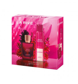 LA RIVE rinkinys SWEET VELVET mot.(p/v 90ml+deo 150ml.)