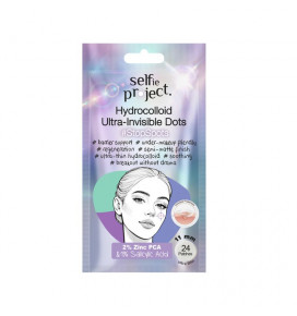 SELFIE PROJEKT Hydrocolloid Pimple Patches, Assorted Stars StopSpots, 24 pc