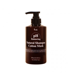 PRRETI Balancing Natural Shampoo Cotton Musk, 500 ml