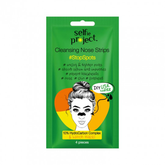 SELFIE PROJEKT Cleansing Nose Strips with Charcoal StopSpots, 4 pcs
