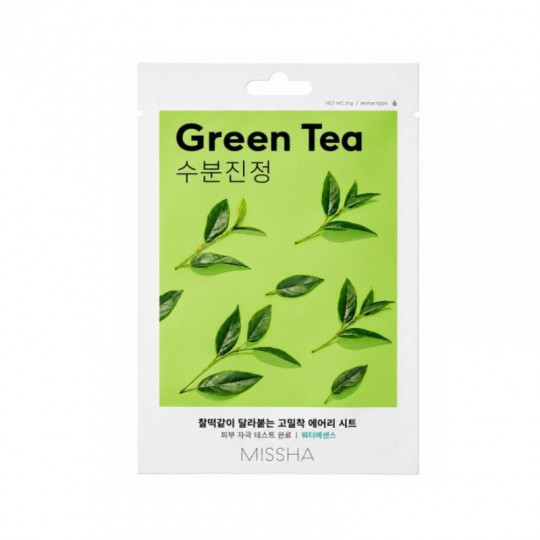 MISSHA – Airy Fit Sheet Mask Green Tea, 19g