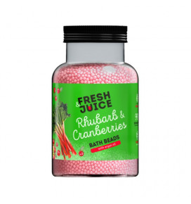 FRESH JUICE vonios perlai Rhubarb & Cranberries, 450 g