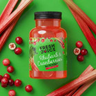 FRESH JUICE vonios putos Rhubarb & Cranberries, 550 ml