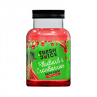 FRESH JUICE vonios putos Rhubarb & Cranberries, 550 ml