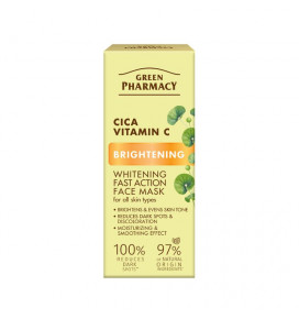 Green Pharmacy veido kaukė su cica ir vitaminu C, 50 ml