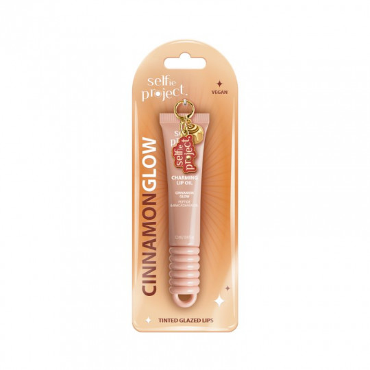 SELFIE PROJECT aliejus lūpoms su atspalviu Cinnamon Glow, 12 ml