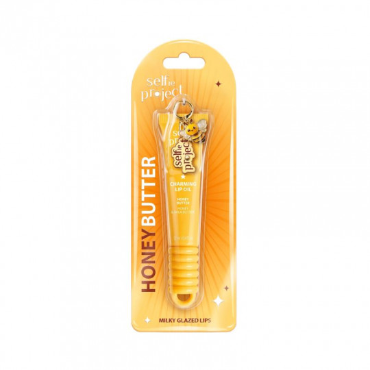 SELFIE PROJECT aliejus lūpoms su atspalviu Honey Butter, 12 ml
