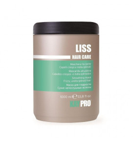Kaypro Hair Care Liss kaukė glotninamoji sausiems, pasišiaušusiems plaukams, 1000 ml