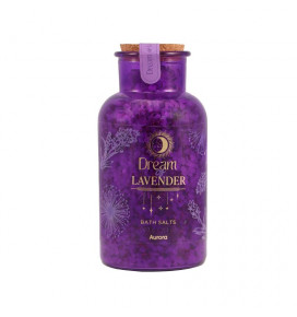 AURORA DREAM OF LAVENDER Vonios druska, 600 g