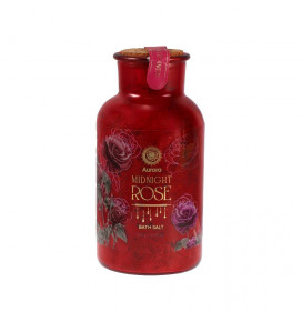 AURORA MIDNIGHT ROSE Bath salt with dry rose600g