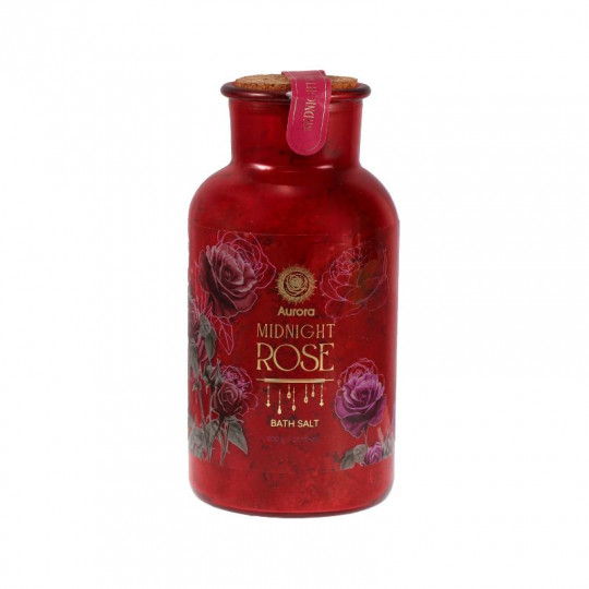 AURORA MIDNIGHT ROSE Vonios druska, 600 g