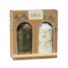 AURORA Olive dovanų rinkinys 2x300ml rankų muilas, rankų losjonas