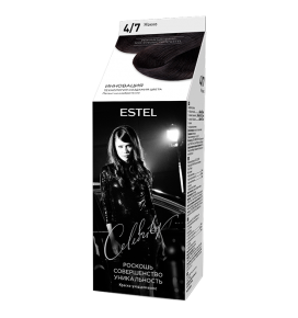 Estel Celebrity kreminiai plaukų dažai 4/7 "Mokko", 140 ml.