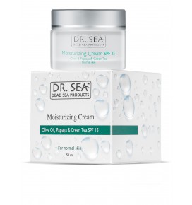 DR. SEA Moisturizing Cream, Normal Skin SPF15, 50 ml