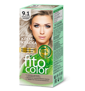 Fito Color 9.1 plaukų dažai. Pelenų blondinė