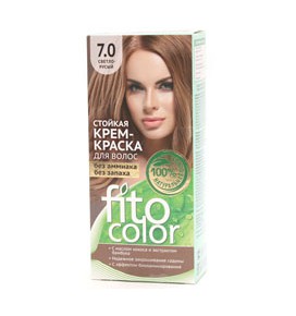 Fito Color 7.0 plaukų dažai. Šviesiai rusva