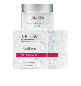 DR. SEA anti-wrinkle face cream SPF15, 50 ml