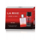LA RIVE rinkinys vyrams RED LINE (tualetinis vanduo 90 ml + dezodorantas 150 ml)