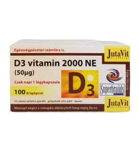 Vitaminas D (1 dienoje 1000% RPN), 100 kaps.x 50 mcg