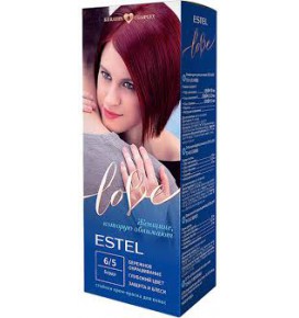 Estel LOVE 6/5 dažai plaukams, bordo, 115 ml