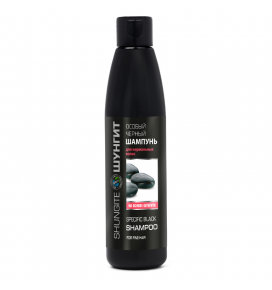 ŠUNGIT šampūnas normaliems plaukams ypatingai juodas, 300 ml