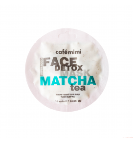 Cafe Mimi šveičiamoji kaukė veidui Matcha arbata ir alavijas, 10 ml