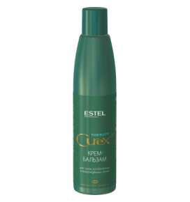 CUREX Therapy balzamas sausiems pažeistiems plaukams, 250 ml