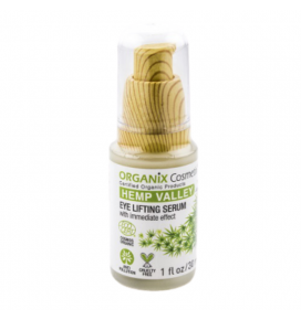 Organix Cosmetix stangrinamasis paakių serumas su kanapių aliejumi, 30 ml