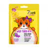 7 DAYS ANIMAL animated sheet mask tone up Wild Tiger-r-r, 28 g